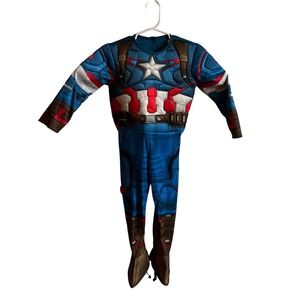 Captain America Avengers Age of Ultron TODDLER‎ Bodysuit Halloween Costume,